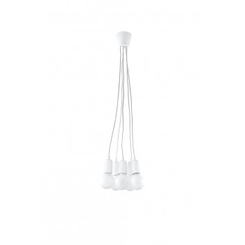 Lampa hanging Sollux Ligthing Diego 3, 16cm, 3xE27 60W, white