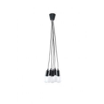 Lampa hanging Sollux Ligthing Diego 5, 24cm, 5xE27 60W, white
