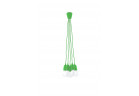 Lampa hanging Sollux Ligthing Diego 5, 24cm, 5xE27 60W, green