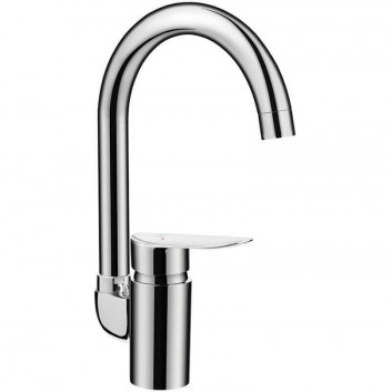 Washbasin faucet Laveo Alea standing with waste Click-clack, chrome