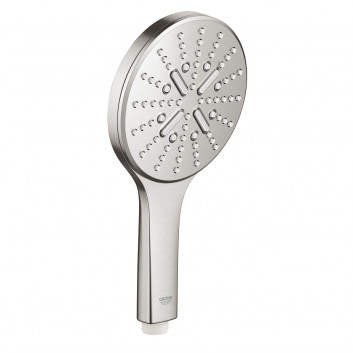 Hand shower Grohe Rainshower Smartactive 130, 3-strumieniowa, polished nickel