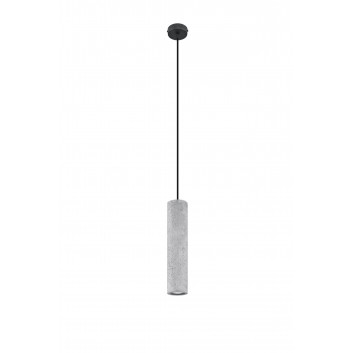 Lampa hanging Sollux Ligthing Borgio 1, 8cm, GU10 1x40W, white/beton