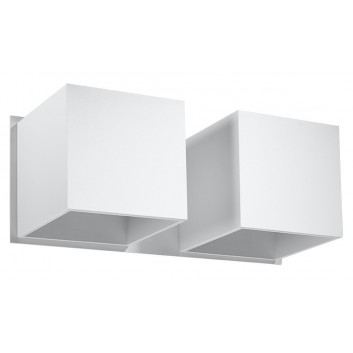 Sconce Sollux Ligthing Sigma, 42cm, beton, E27 2x60W, szary