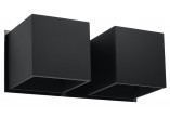 Sconce Sollux Ligthing Quad 2, 26cm, double, GU9 2x40W, black