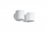 Sconce Sollux Ligthing Quad 2, 26cm, double, GU9 2x40W, white