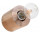 Sconce Sollux Ligthing Salgado, 10cm, round, E27 1x60W, naturalne drewno
