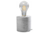 Sconce Sollux Ligthing Salgado, 10cm, round, beton, E27 1x60W, szary