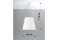 Żyrandol Sollux Ligthing Bella, 90cm, E27 3x60W, white