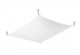 Plafon Sollux Ligthing Luna 1, 80x105cm, G13 2x18 W, white/chrome