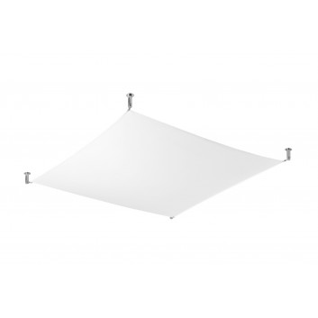 Plafon Sollux Ligthing Luna, 80x105cm, G13 2x18 W, white/chrome