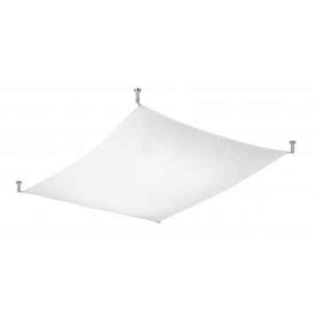 Plafon Sollux Ligthing Luna 2, 105x105cm, G13 4x18 W, white/chrome