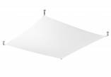 Plafon Sollux Ligthing Luna 4, 140x140cm, G13 6x18 W, white/chrome