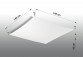 Plafon Sollux Ligthing Luna 3, 130x105cm, G13 6x18 W, white/chrome