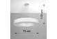 Żyrandol Sollux Ligthing Saturno 70, round, 70x70cm, E27 6x60W, white