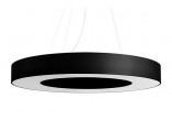 Żyrandol Sollux Ligthing Saturno 70 Slim, round, 70x70cm, E27 6x60W, black/white