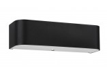 Sconce Sollux Ligthing Lokko, 45x12cm, E14 2x60W, black/white