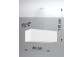 Plafon Sollux Ligthing Lokko 2, square, 55x55cm, E27 5x60W, white