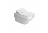 Set Duravit SensoWash Slim, Wall-hung WC with seat myjącą, 62x37cm, bezrantowa, white alpin
