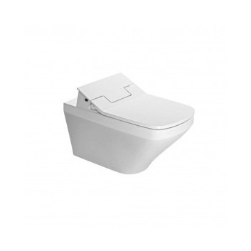 Set Duravit SensoWash Slim, Wall-hung WC with seat myjącą, 62x37cm, bezrantowa, white alpin
