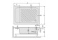 Shower tray rectangular Sanplast Classic Bzs/CL 80x100x28+STB, z siedziskiem, 80x120cm, white