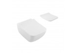 Bowl Villeroy & Boch Venticello, hanging z Ceramicplus+soft-close WC seat Slimseat slim