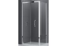 Door shower Novellini Rose Rosse S 90-96 cm folding for panel or recess, profil chrome, transparent glass