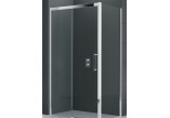 Drzwi prysznicowe Novellini Rose Rosse 2P 131-137 cm przesuwne do ścianki lub wnęki, wersja lewa- sanitbuy.pl