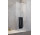 Panel Walk-In Radaway Modo New II 130 with hanger, 128.5-129.5x200cm, chrome, glass transparent