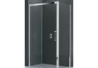 Door shower Novellini Rose Rosse 2P 171-177 cm sliding for panel or recess, left version, chrome, transparent glass