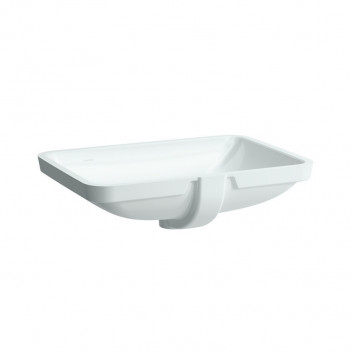 Under-countertop washbasin Laufen Pro S, 60x40cm, z overflow, white