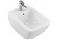 Wall hung bidet Villeroy&Boch Momento 2.0, 56x37,5cm, rectangular, z overflow, CeramicPlus, Ebony