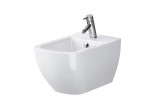 Bidet zawieszany Cersanit Virgo, 56.5x36cm, z overflow, white