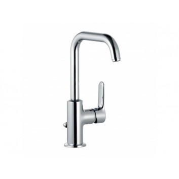 Washbasin faucet Kludi Objekta, standing, height 280mm, spout 155mm, chrome