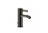 Bidet mixer Gessi Inciso, standing, height 165mm, korek automatyczny, black metal brushed PVD