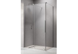 Front cabins Radaway Furo KDJ 100, left version, with wall, 100x200cm, door sliding, glass transparent, profil chrome