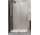 Door sliding walk-in Radaway Furo Black, left, with wall, 110x200cm, glass transparent, profil black
