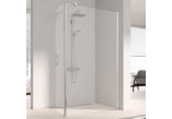 Shower enclosure Kermi Walk-in XS FREE 120cm free standing with wall supports