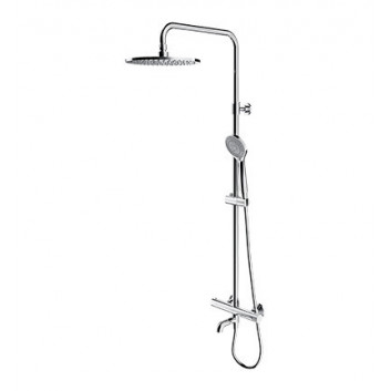 Omnires System bath-prysznicowy, wall mounted, thermostatic