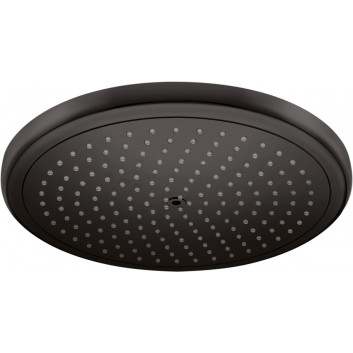 Overhead shower Hansgrohe Croma 280 1jet EcoSmart, round, 280mm, 9 l/min, black mat