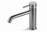 Washbasin faucet Vema Tiber Steel, standing, height 166mm, spout 145mm, korek klik-klak, stainless steel inox