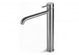 Washbasin faucet Vema Tiber Steel, standing, height 321mm, spout 190mm, korek klik-klak, stainless steel inox