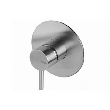 Mixer shower Vema Tiber Steel, wall mounted, solo, stainless steel inox