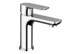 Washbasin faucet Vema Slate, standing, height 157mm, spout 110mm, korek klik-klak, chrome