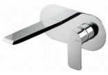 Washbasin faucet Vema Slate, concealed, spout 179mm, without pop, chrome