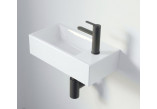 Wall-hung washbasin Riho Livit Tiny Wash, right, 41x20,5cm, z overflow, battery hole, white