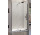 Door sliding for recess installation Radaway Furo Black DWJ, left, with wall, 100x200cm, glass transparent, profil black
