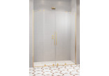 Sliding door for recess installation Radaway Furo Gold DWD 140, ze ściankami, 140x200cm, glass transparent, profil gold