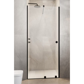 Sliding door for recess installation Radaway Furo Gold DWD 200, ze ściankami, 200x200cm, glass transparent, profil gold