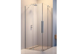 Door shower left Radaway Furo KDD 80, sliding, 800x2000mm, glass transparent, profil chrome