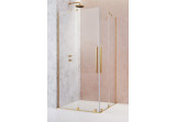 Door shower right Radaway Furo Gold KDD 80, sliding, 800x2000mm, glass transparent, profil gold